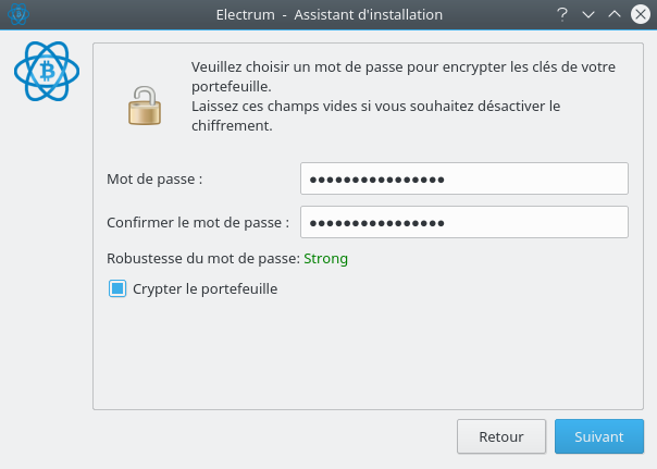 Nouveau mot de passe