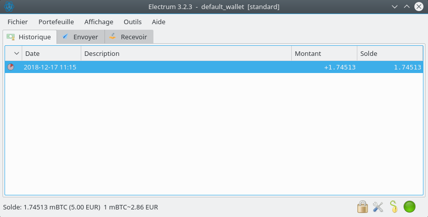Historique réception 1-conf
