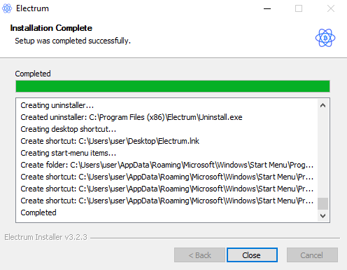 Installateur Windows Electrum Installateur Windows