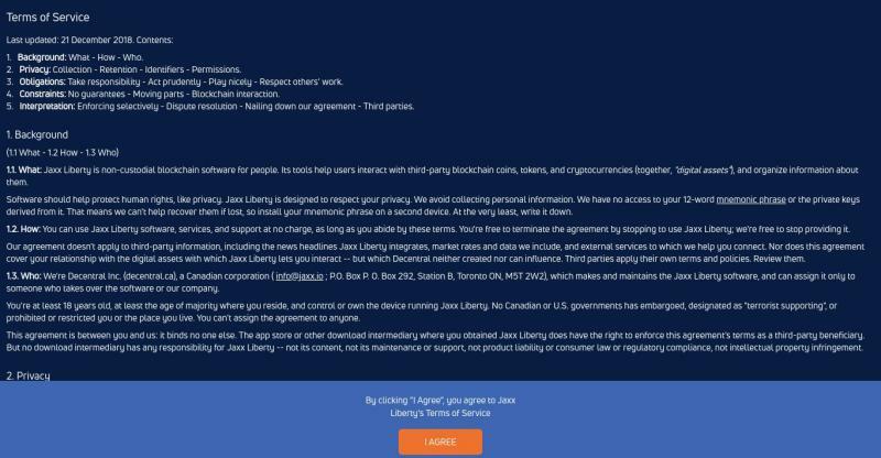 Conditions d'utilisation