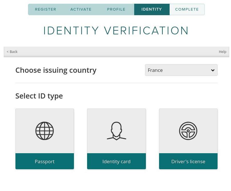 Vérification d'identité