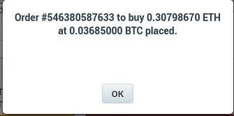 Ordre limite placé le carnet d'ordre