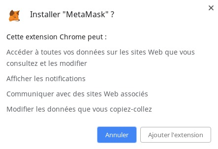 Confirmer installation