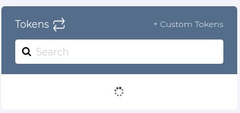 Actualisation liste jetons