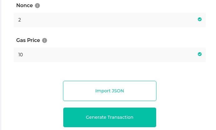 Génération transaction hors ligne seconde partie