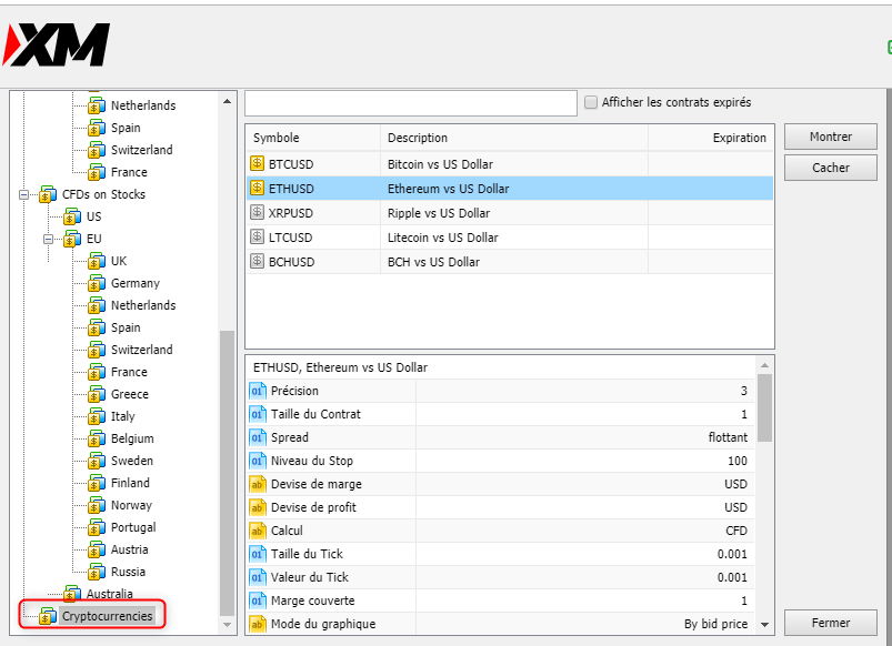 crypto-monnaies metatrader 5