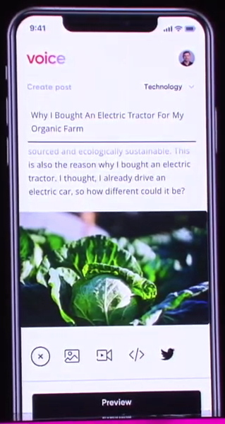 Présentation de Voice