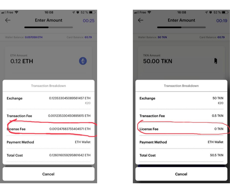 Frais de rechargement Monolith Frais de rechargement