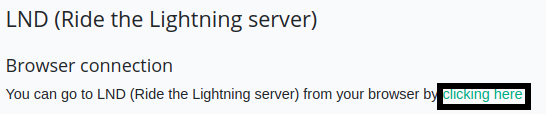 Accès à ride the lightning server