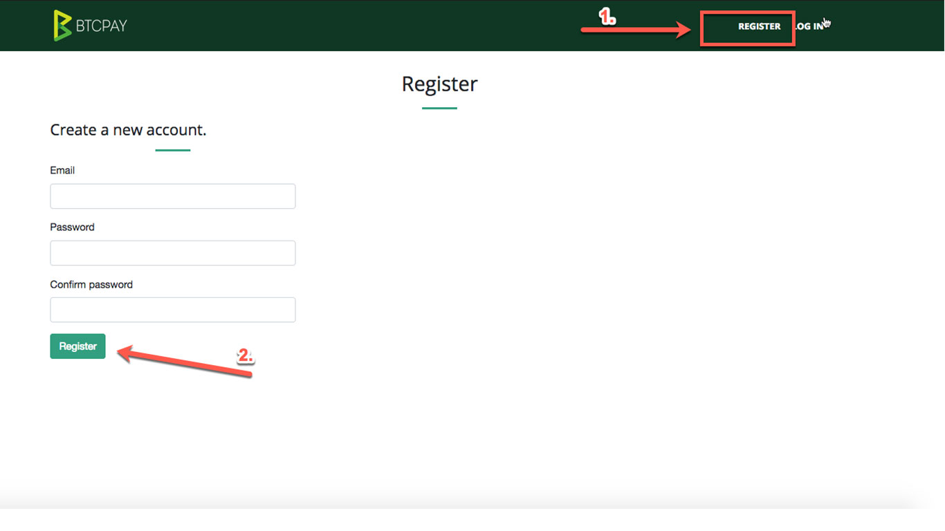 création de compte administrateur