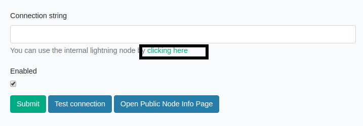 Auto configuration du noeud lightning networl