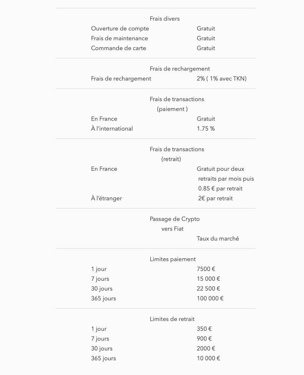 résumé frais monolith