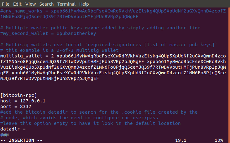 electrum personal server multisignature