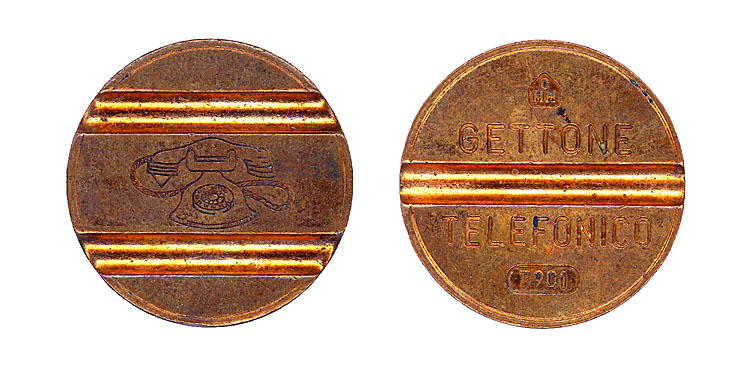 Jeton de téléphone italien