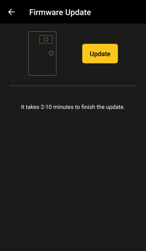 CoolBitX CoolWallet S Mise à jour du micrologiciel