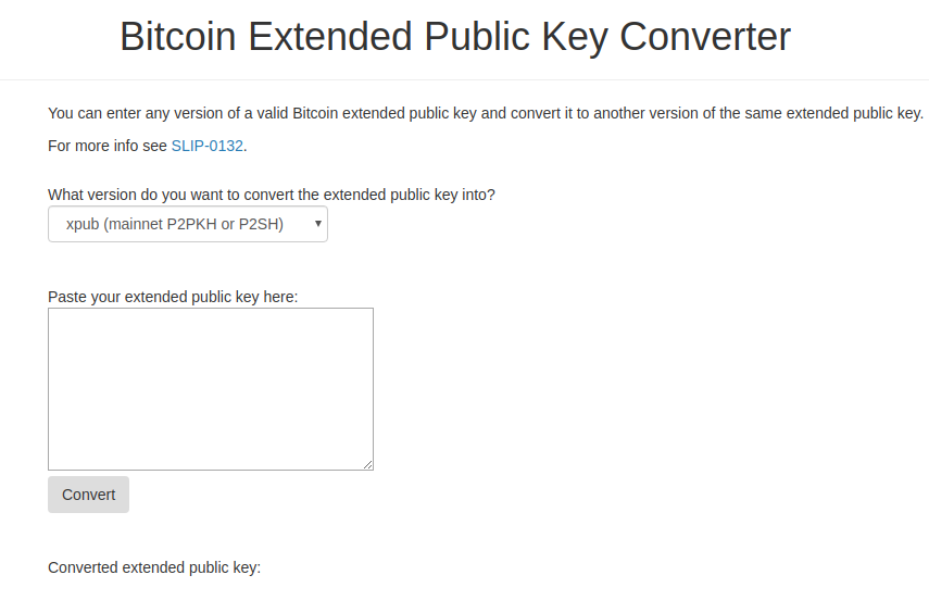 outil de conversion de la clef