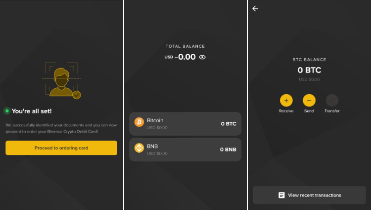 Binance Card App
