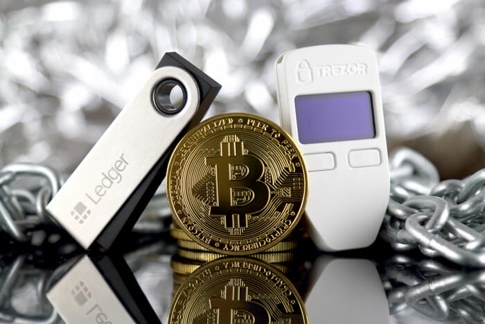 les deux hardware wallet les plus connus : ledger et trezor