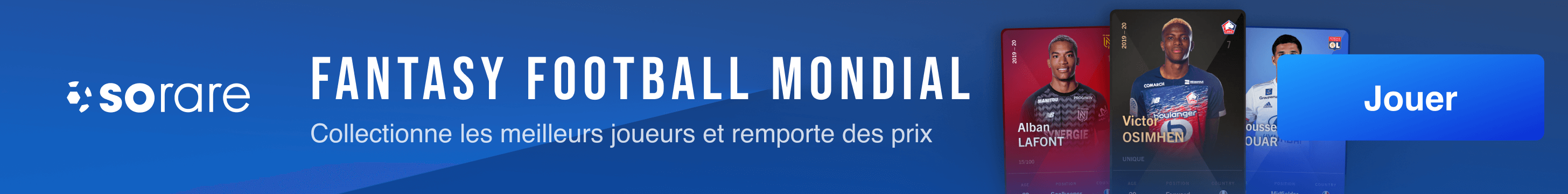 cartes de football sur la blockchain