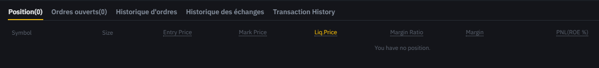 Détails des ordres Détails des ordres