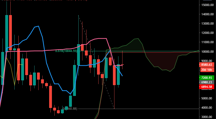 Le BTC bute sur la SSB Monthly et le retracement 0.618