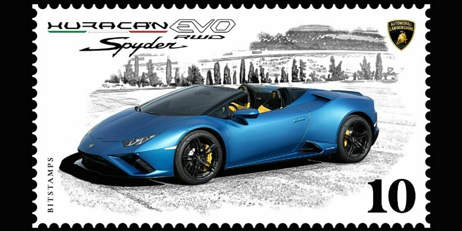 Lamborghini introduit des timbres numériques de collection garantis par une blockchain