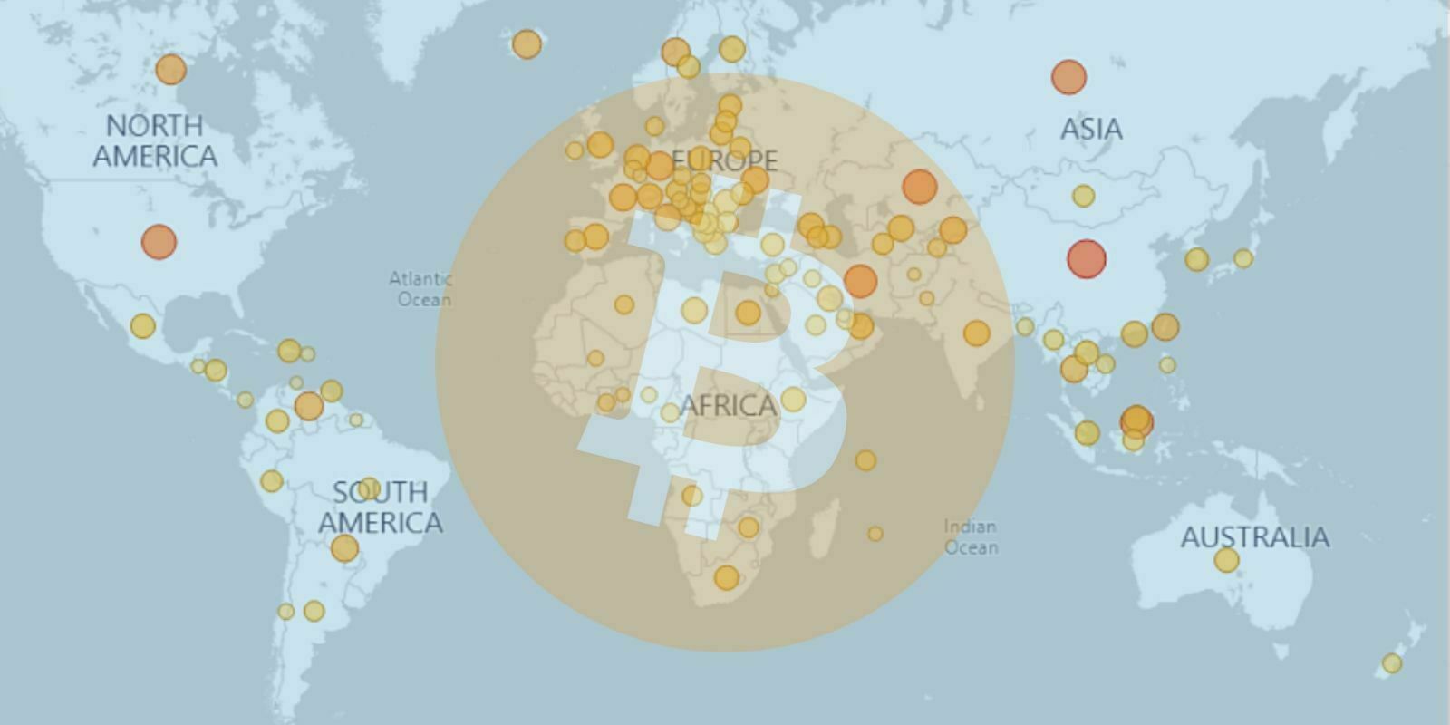 Visualisez la distribution du hashrate de Bitcoin avec une carte interactive