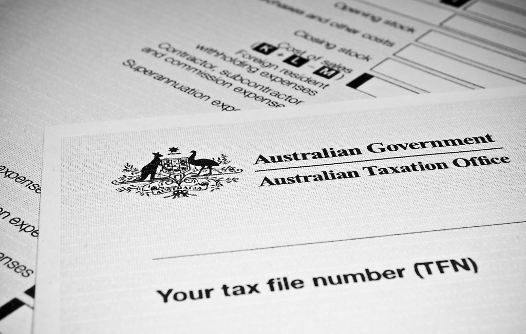 Photo d'un document issu de l'ATO, l'Australian Taxation Office