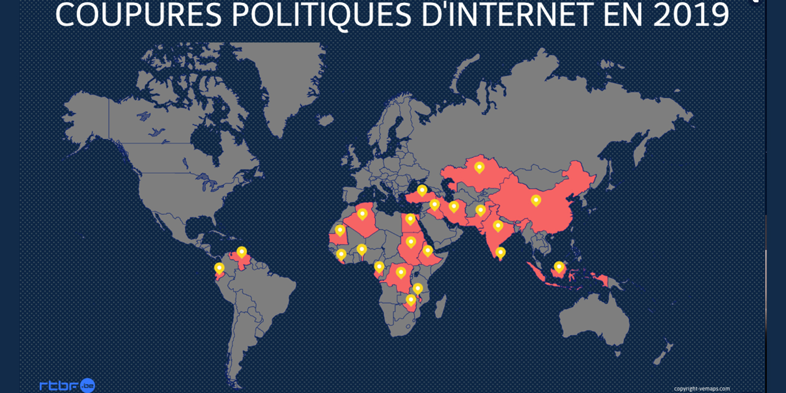 Coupures politiques d'Internet en 2019 Coupures politiques d'Internet en 2019
