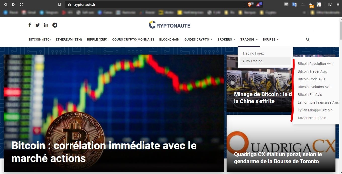 Cryptonaute Bitcoin Era Bitcoin Code Bitcoin Revolution arnaque Cryptonaute Bitcoin Era Bitcoin Code Bitcoin Revolution arnaque