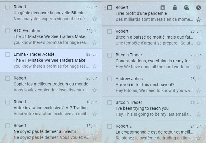 Emails Bitcoin Revolution arnaque Emails Bitcoin Revolution arnaque