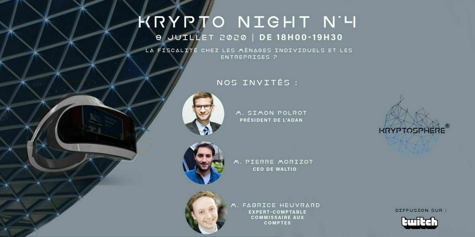 La fiscalité sur le devant de la scène (virtuelle) avec KryptoNight #4