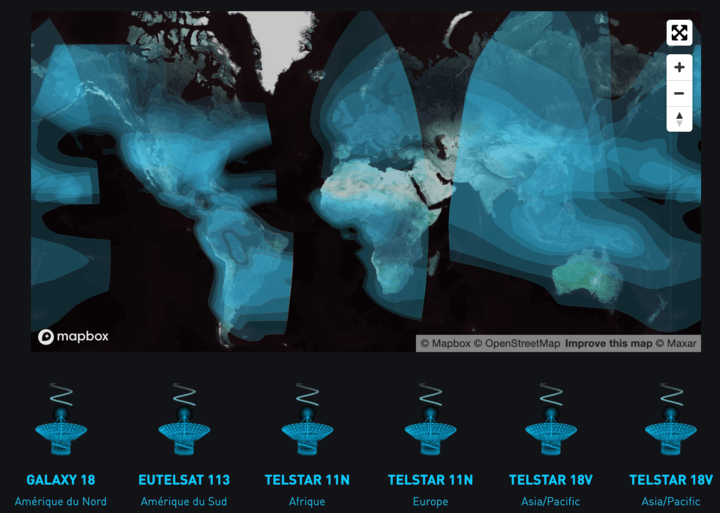 Carte Blockstream Carte Blockstream