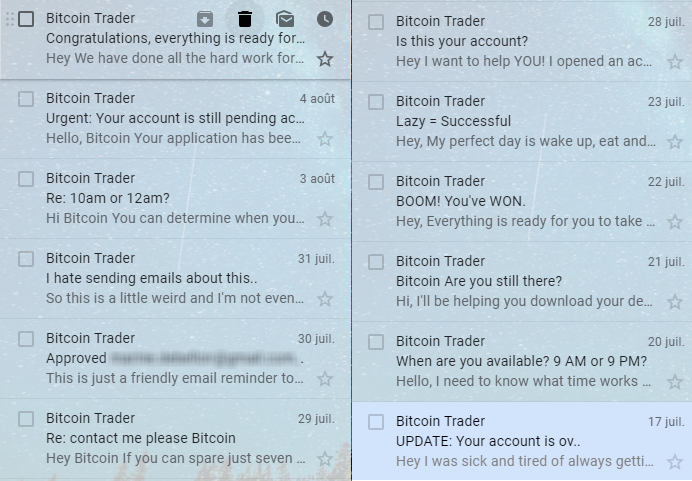 Bitcoin Trader arnaque emails Bitcoin Trader arnaque emails
