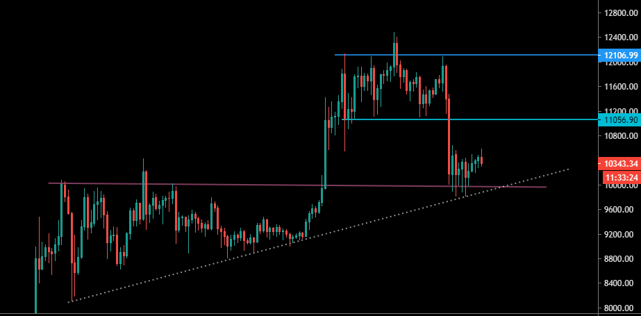 Le Bitcoin rebondit sur ses supports (Daily)