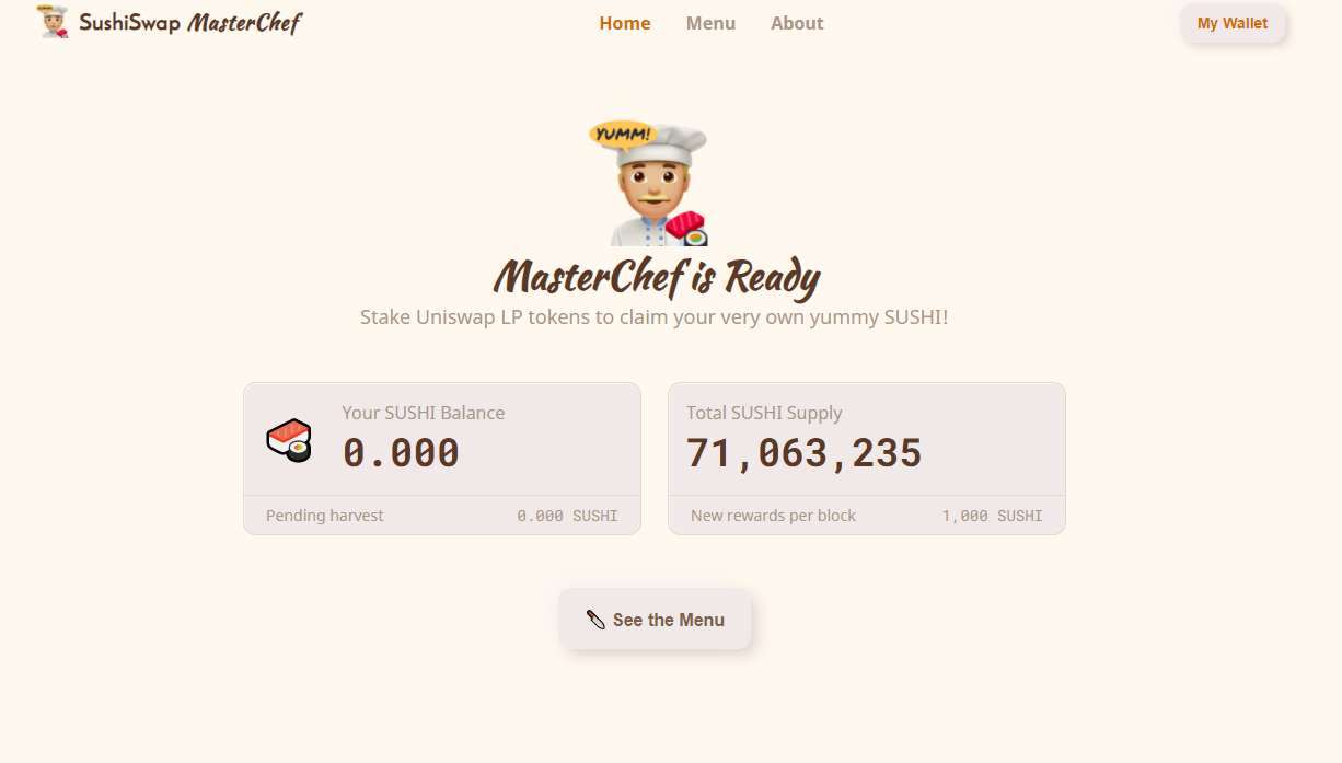 Interface Sushiswap Interface Sushiswap