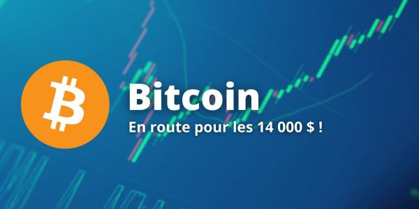 Le Bitcoin (BTC) s'envole et continue de pousser vers les 14000 $