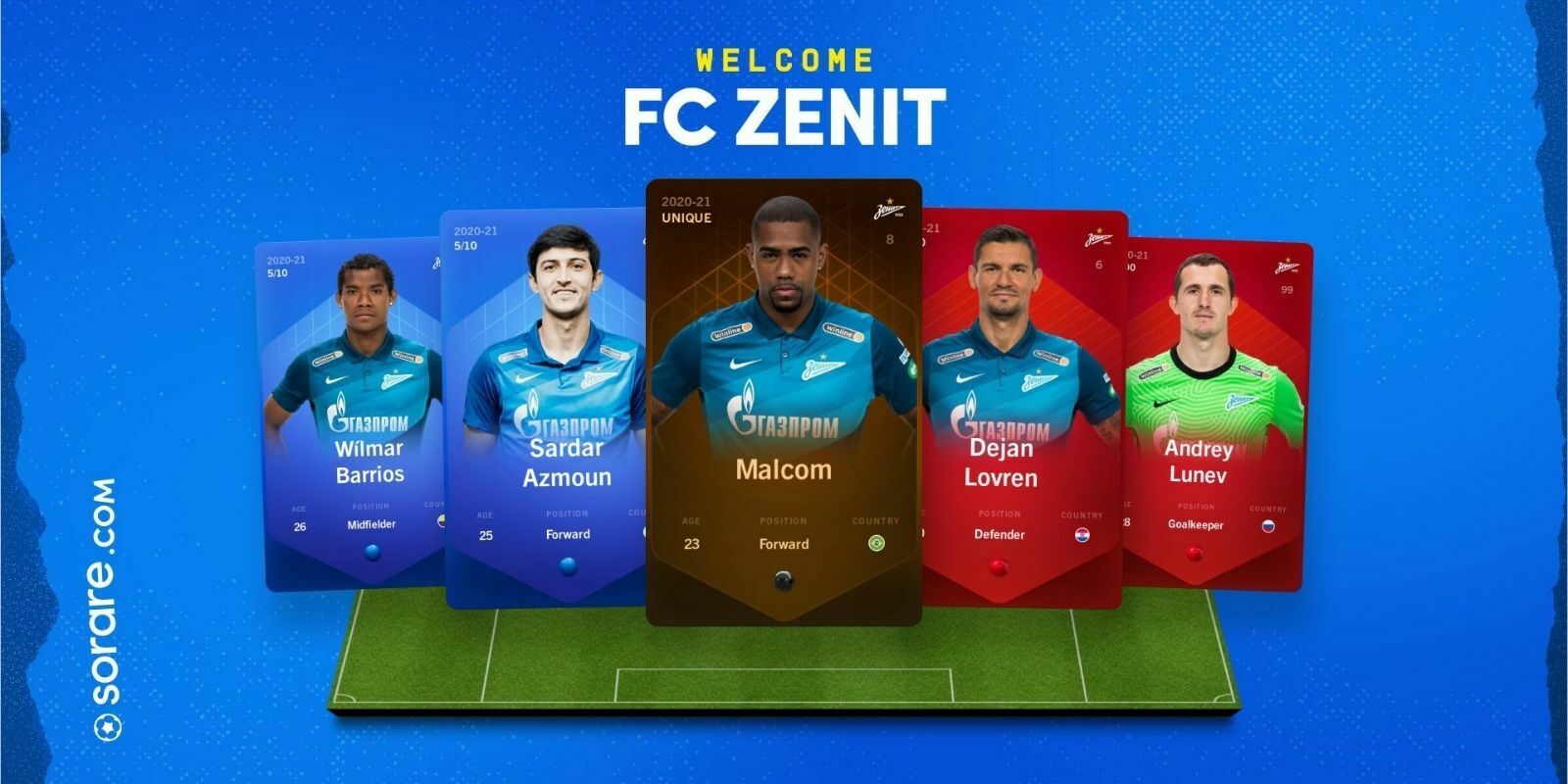 Le Zénith Saint-Pétersbourg débarque sur le jeu blockchain Sorare