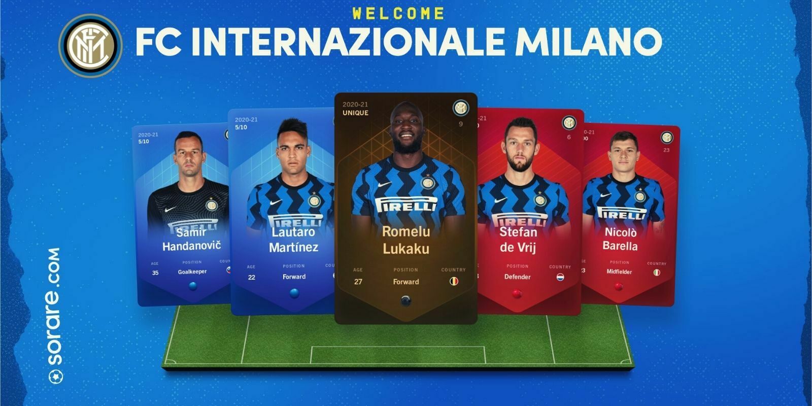 L'Inter Milan rejoint Sorare, le jeu de fantasy football sous blockchain