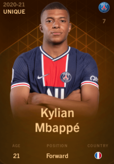 Sorare Kylian Mbappé Sorare Kylian Mbappé