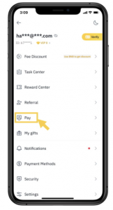 Binance Pay Application Binance Pay Application