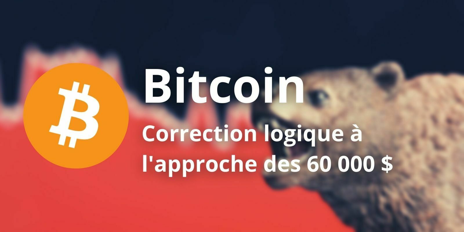 Le Bitcoin (BTC) corrige à l'approche des 60 000 $