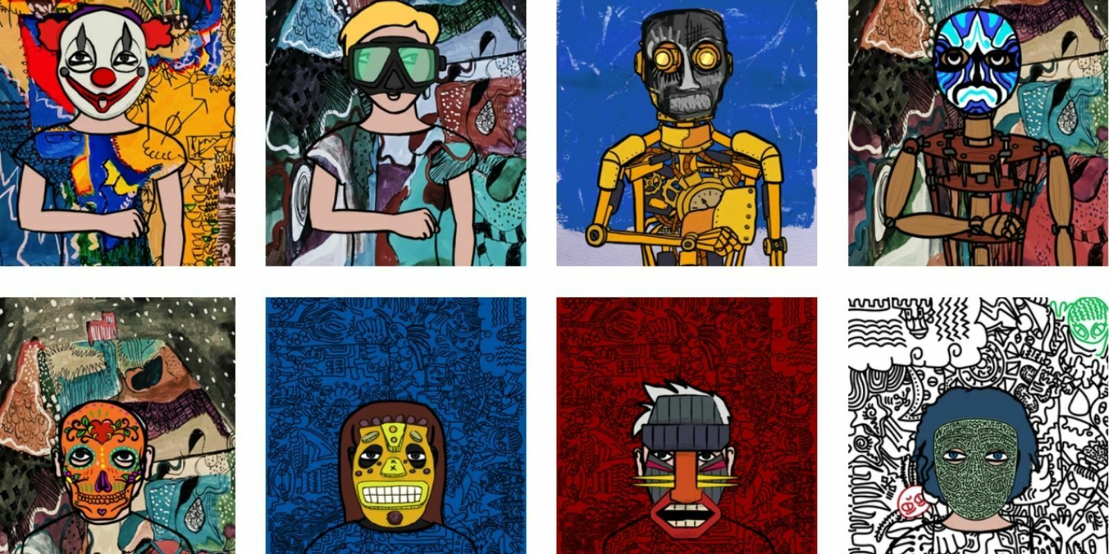 Hashmasks : une loterie artistique sur la blockchain