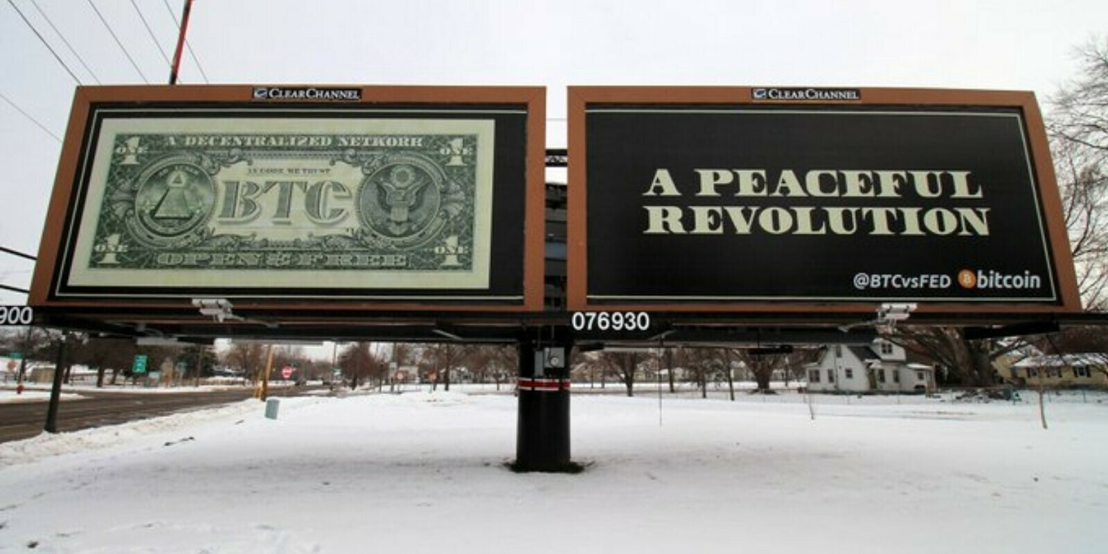 États-Unis : un street-artist promeut le Bitcoin tout en critiquant le système financier actuel