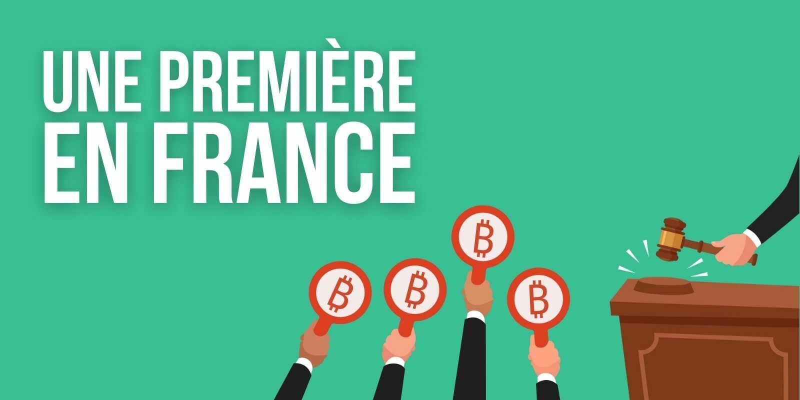 France : des bitcoins (BTC) issus de saisies judiciaires vendus aux enchères