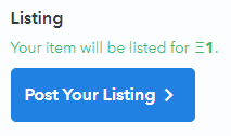 Listing NFT