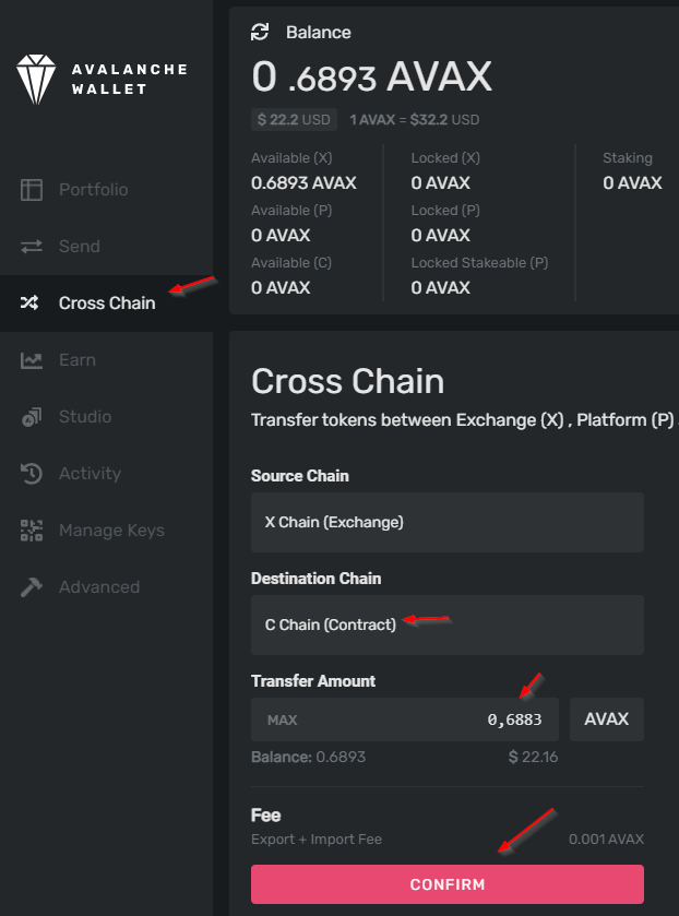 Avalanche Sélection Chaîne