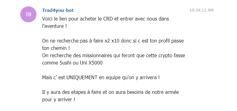 CRD bot arnaque CryptalDash CRD bot arnaque CryptalDash