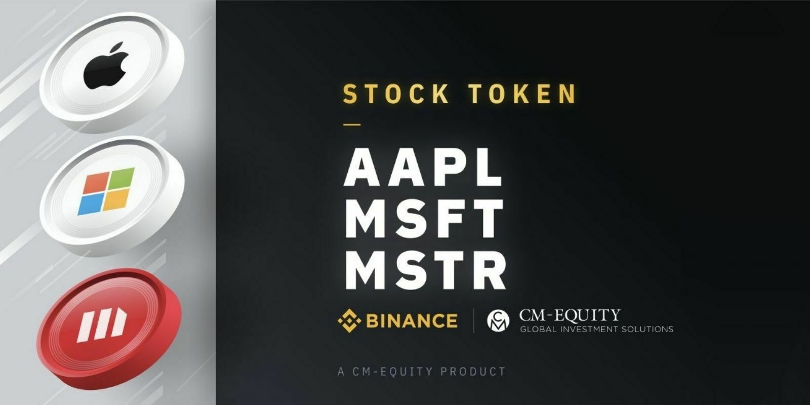 Binance propose des actions tokénisées pour MicroStrategy, Apple et Microsoft