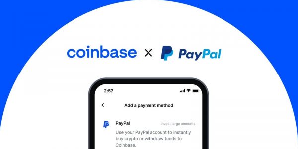 Coinbase permet à ses clients américains d'acheter des cryptomonnaies avec PayPal